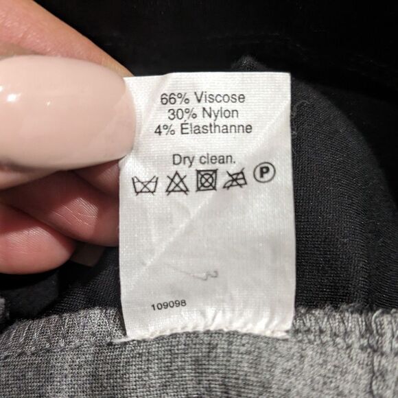 J. Crew Gray & Black Colorblock Ponte Jersey Knit Sheath Dress, 2 - Picture 11 of 12